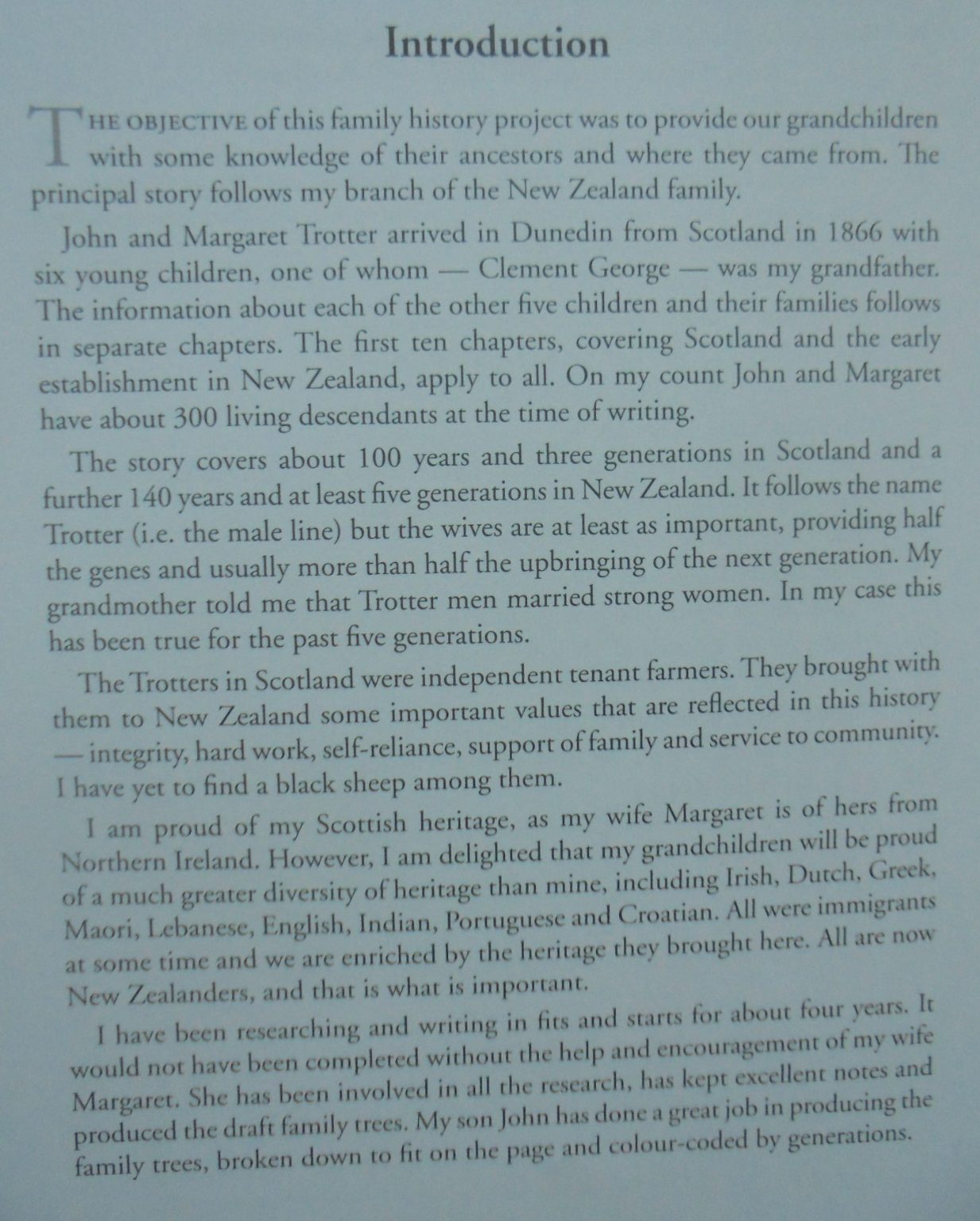 Hasten with Care - The Story of a Pioneer Family by Sir Ronald Trotter. 2005. First Edition. SCARCE.