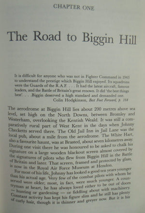 The Road to Biggin Hill A Life of Wing Commander Johnny Checketts. SIGNED BY CHECKETTS