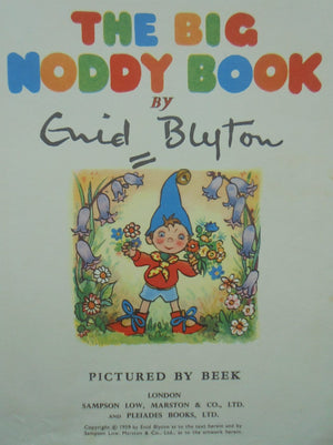 Three vintage books by Enid Blyton. 1950's Noddy.