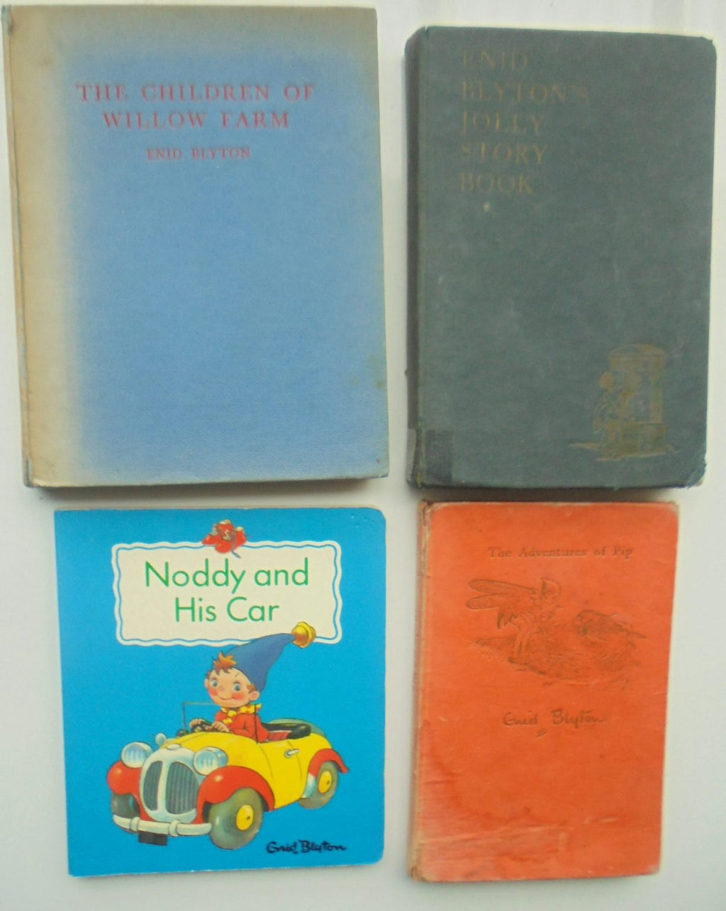 Three Vintage Hardback Books, plus Noddy book by Enid Blyton.