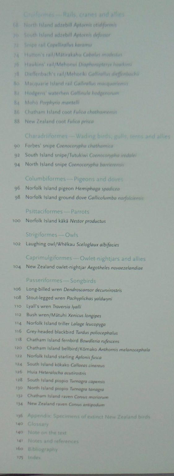 Extinct Birds of New Zealand by Alan Tennyson and Paul Martinson. SCARCE