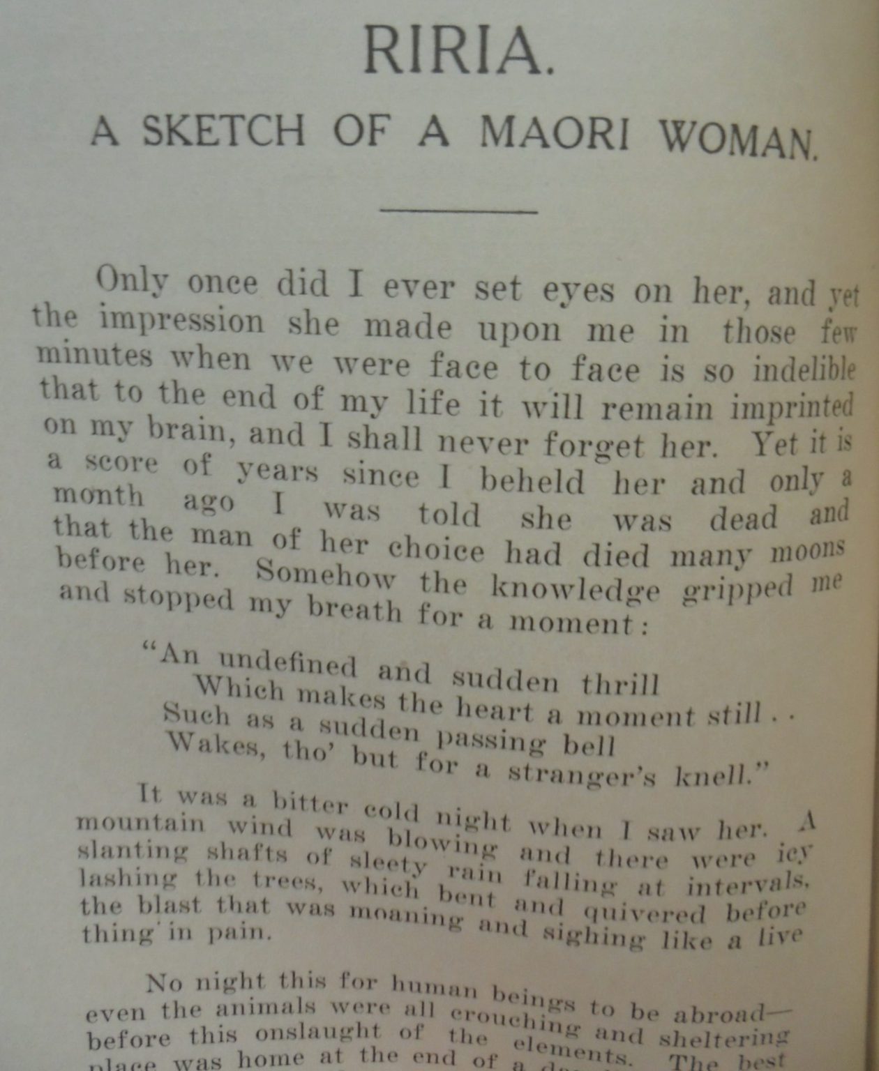 Tiki of Greenstone and Other Sketches - A Tale of Paritutu : True Tales of Taranaki by Lucy Hannah Devenish.