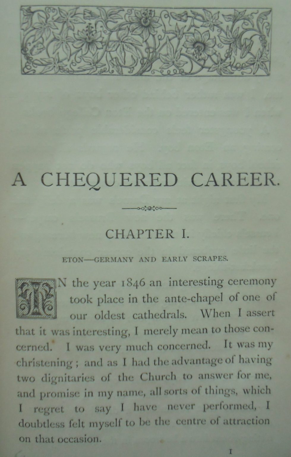 A Chequered Career or Fifteen years in Australia and New Zealand. First Edition (1881)