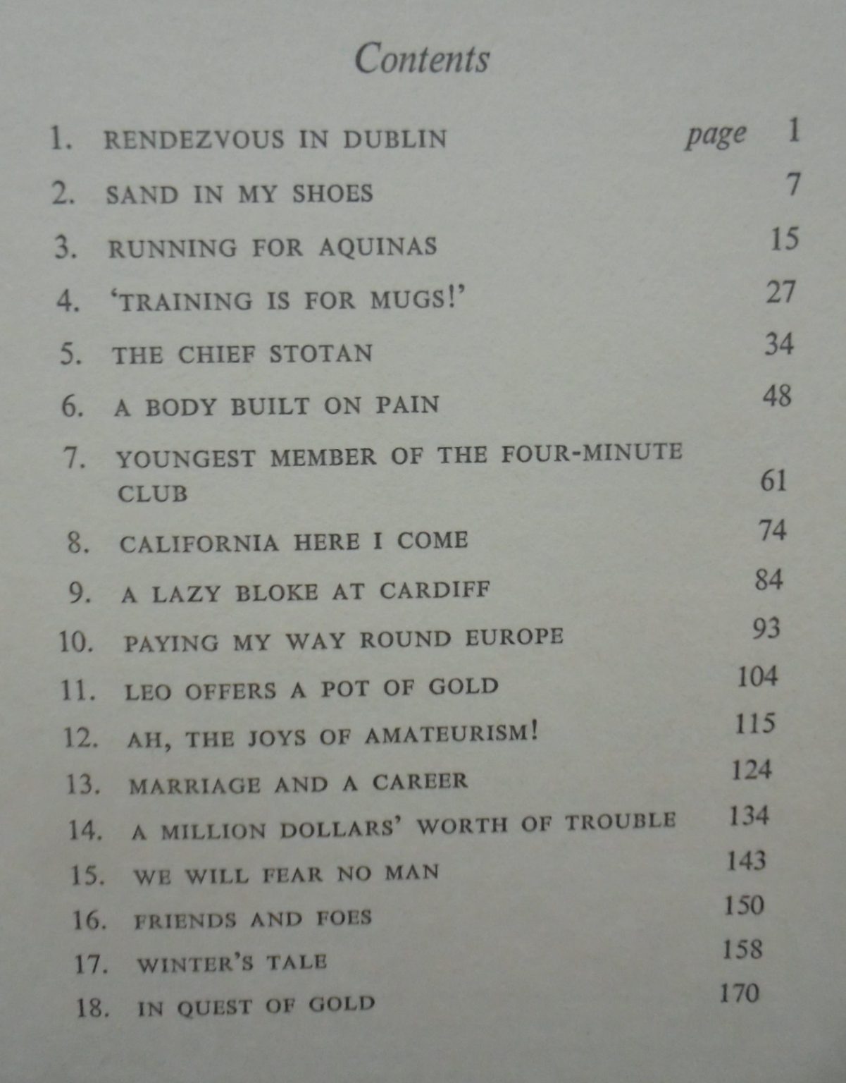 The Golden Mile. the Herb Elliott Story as Told to Alan Trengove. With a Foreword By Percy Cerutty.