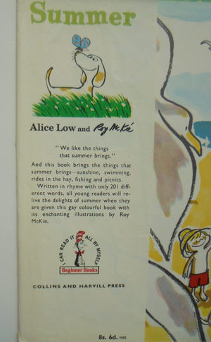 Summer. 1964 First Edition (Dr Suess). 1964. First edition. Alice Low, Ray McKie illustrator