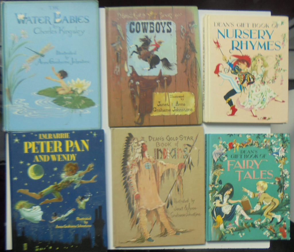 6 Children's books. Illustrated by Janet and Anne Grahame Johnstone (Vintage)