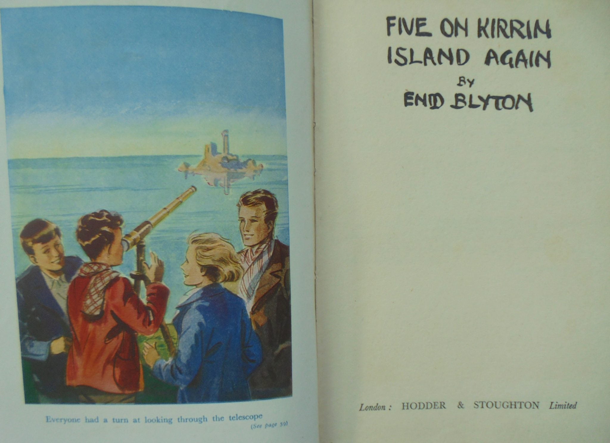 Five on Kirrin Island Again. First Edition 1947. By Enid Blyton