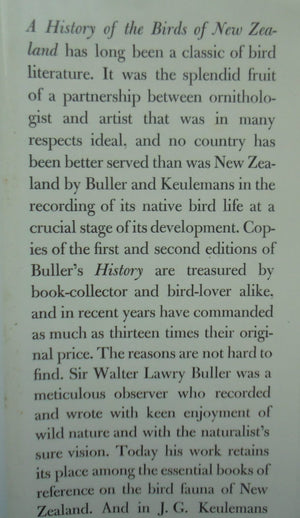 Buller's Birds of New Zealand. Edited and brought up to date by E G Turbott.