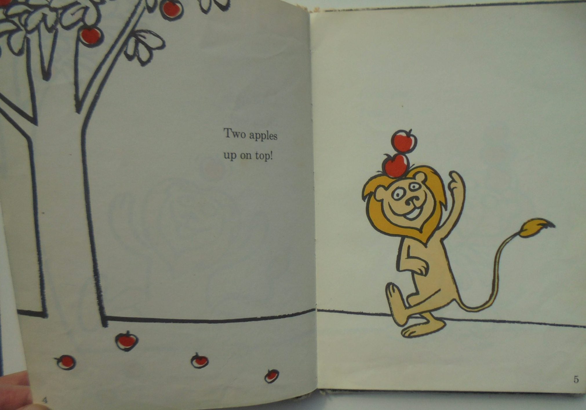 Ten Apples Up on Top! (Dr Suess Beginner Books B12) Vintage 1965