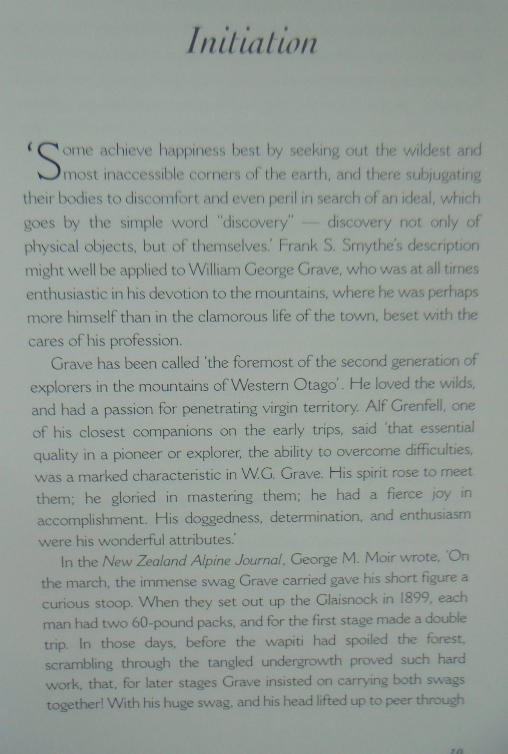 Beyond the Southern Lakes. The Explorations of W.G. Grave. by Anita Crozier. SIGNED BY AUTHOR. SCARCE.