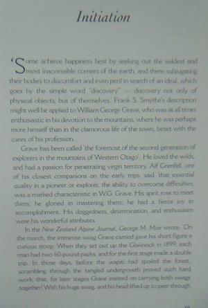 Beyond the Southern Lakes. The Explorations of W.G. Grave. by Anita Crozier. SIGNED BY AUTHOR. SCARCE.