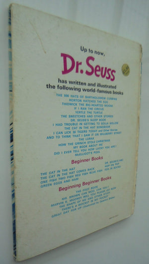 McElligot's Pool. First Edition. By Dr. Seuss. Banned.