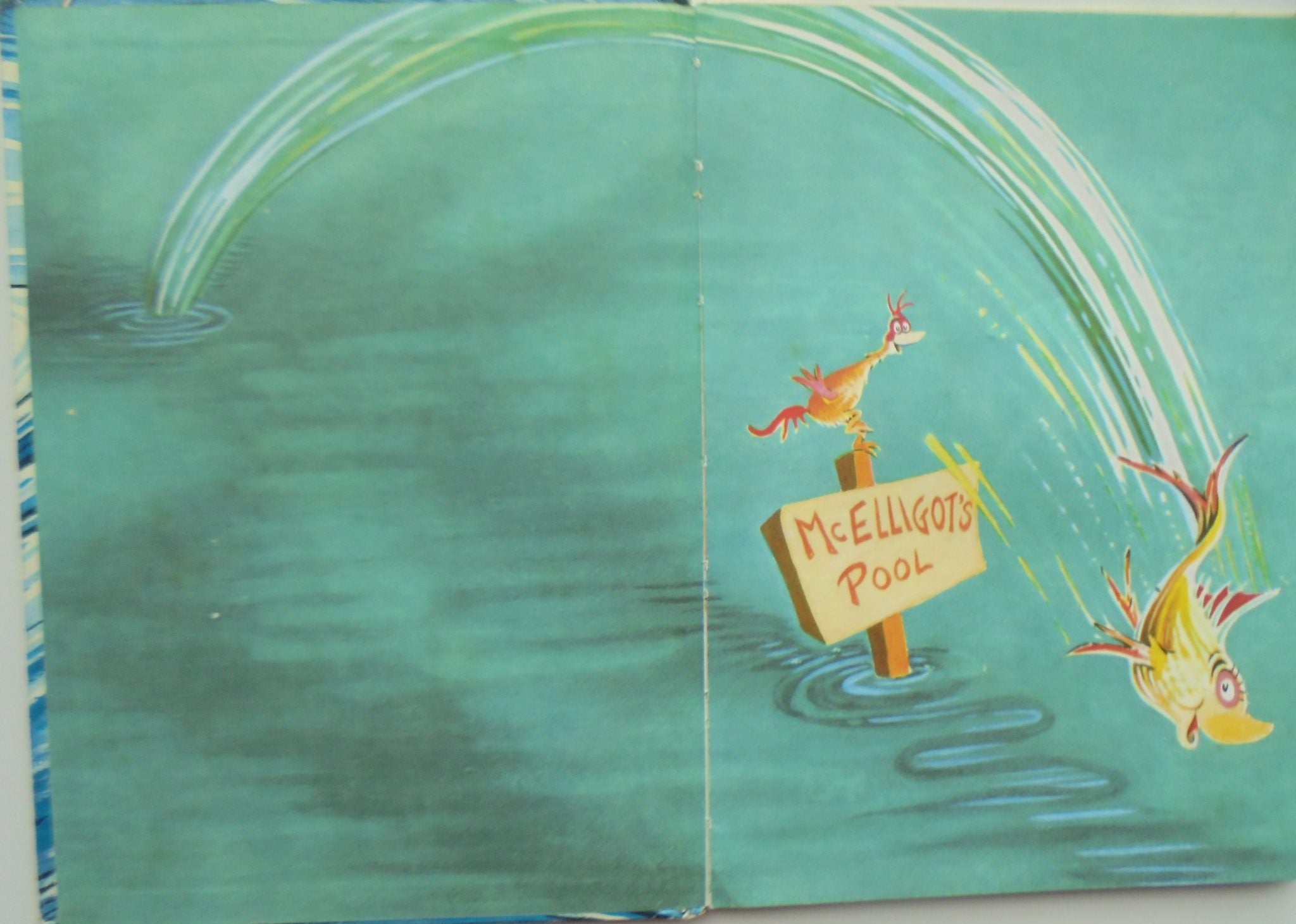 McElligot's Pool. First Edition. By Dr. Seuss. Banned.