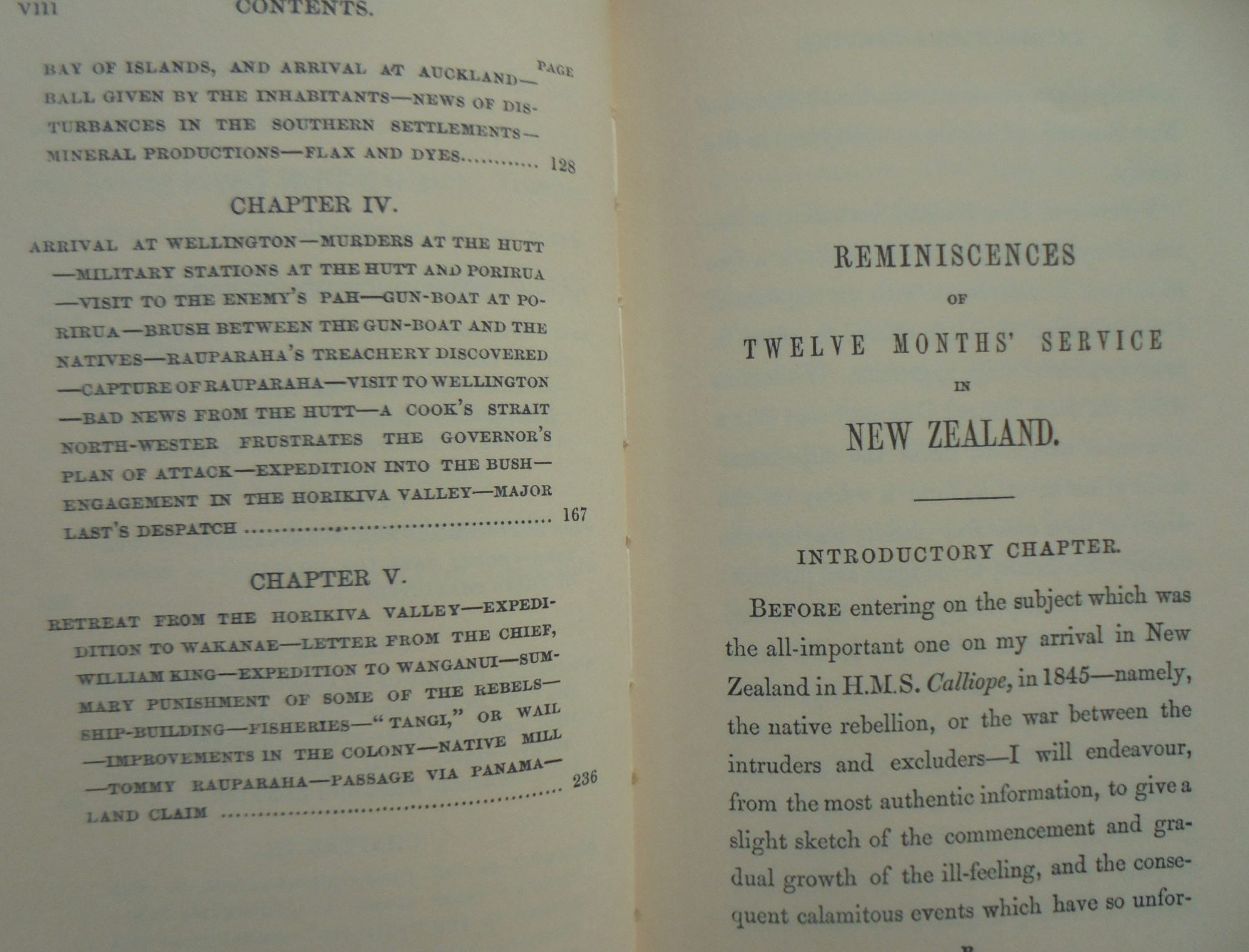 Reminiscences of Twelve Months' Service in New Zealand by McKillop, H. F. (Lieutenant.