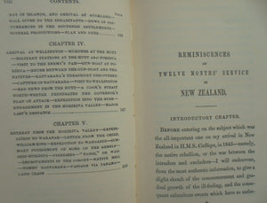 Reminiscences of Twelve Months' Service in New Zealand by McKillop, H. F. (Lieutenant.