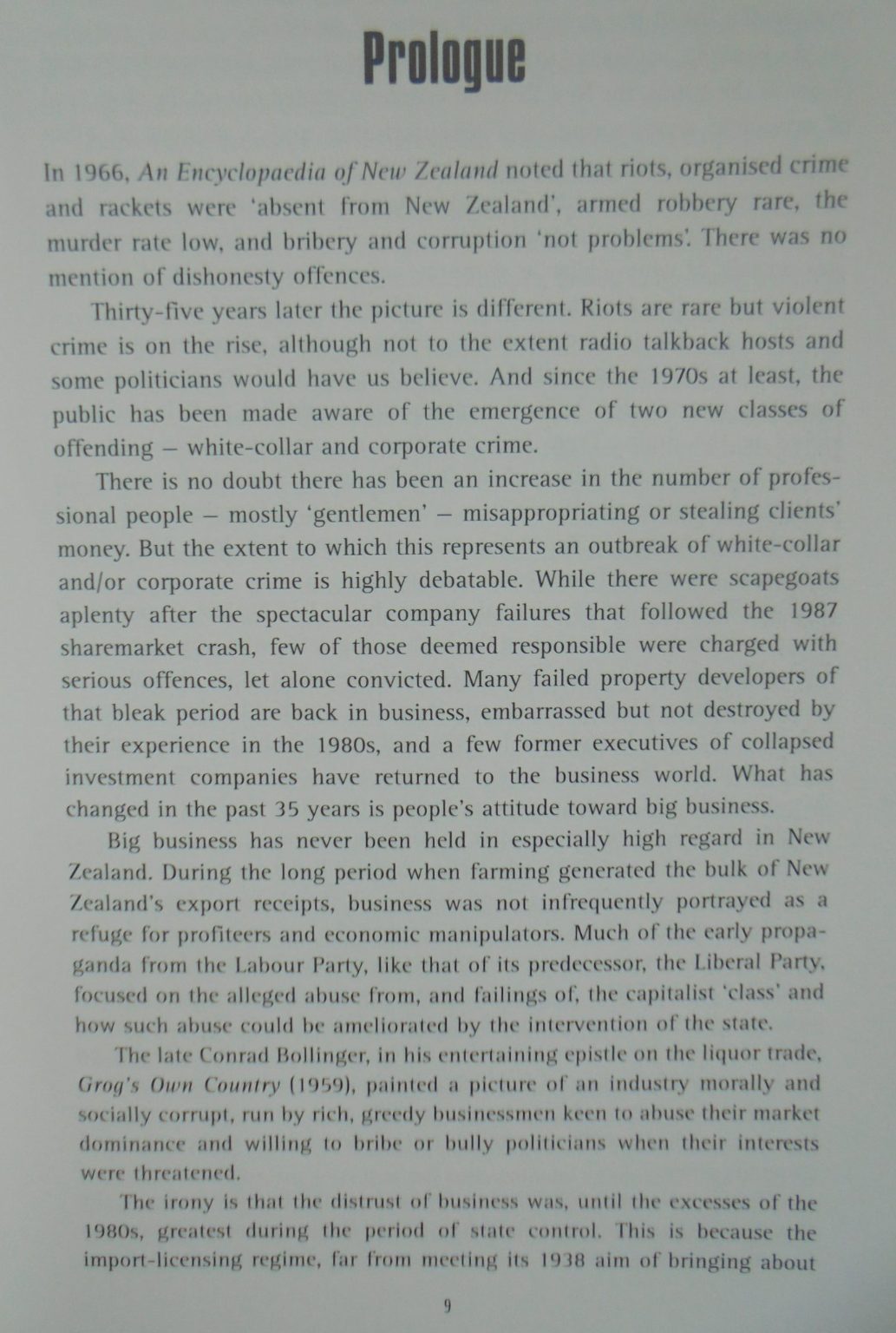 Hustlers, Rogues and Bubble­ Boys A History of White-Collar Crime in New Zealand By Graeme Hunt. SIGNED BY AUTHOR.