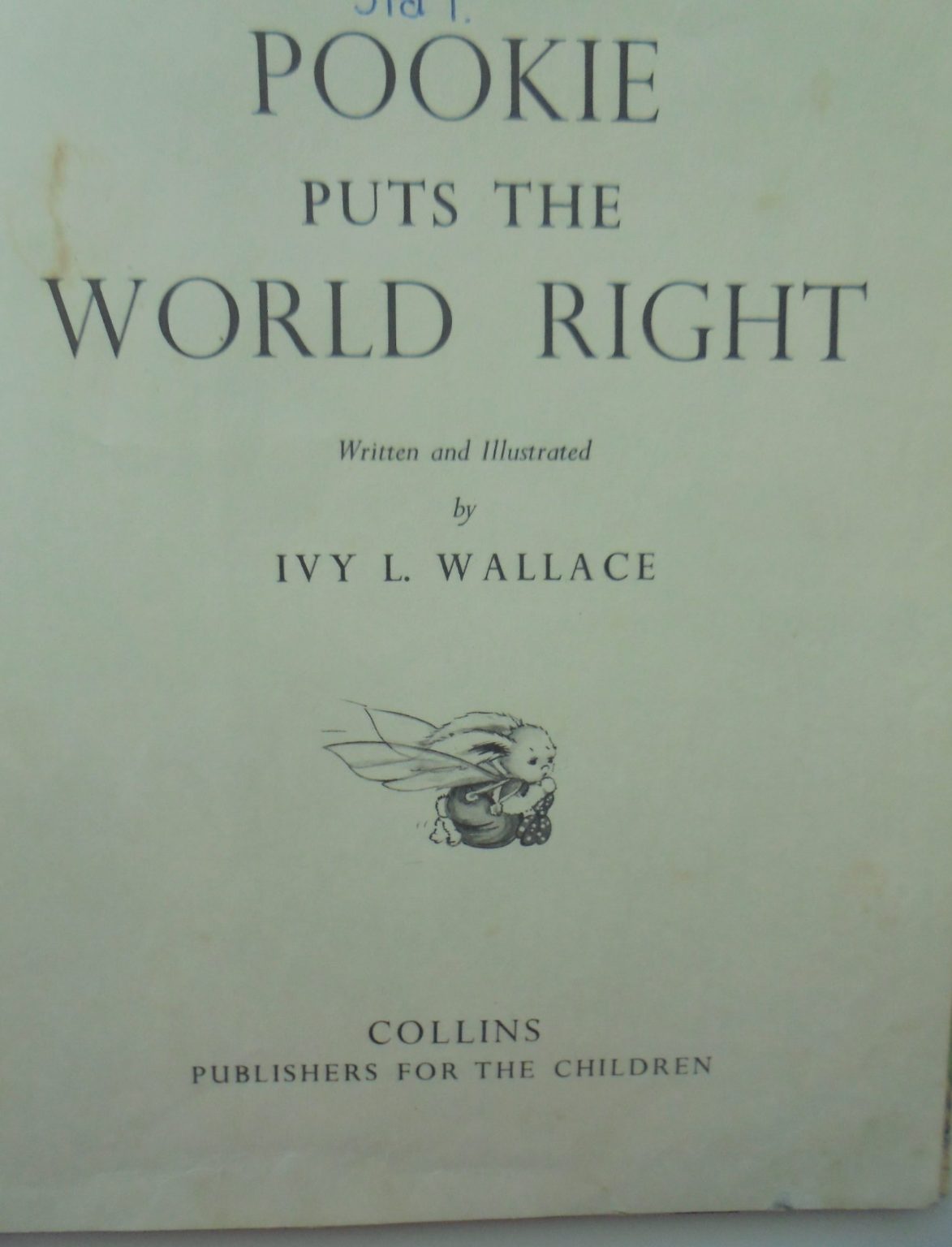 Pookie Puts the World Right by Ivy L. Wallace.