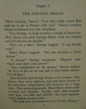 The Mystery of the 99 Steps. Nancy Drew First Edition 1967