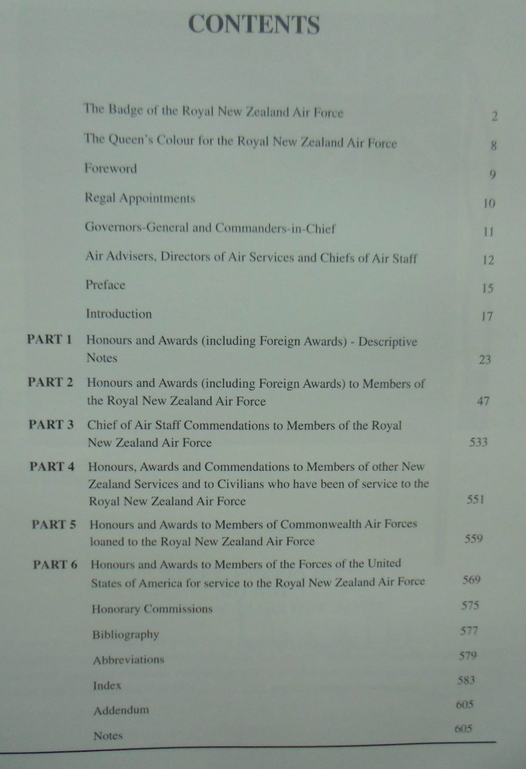 By Such Deeds Honours and awards in the Royal New Zealand Air Force 1923-1999 by Group Captain C.M. Hanson. 2001, FIRST EDITION. SCARCE.