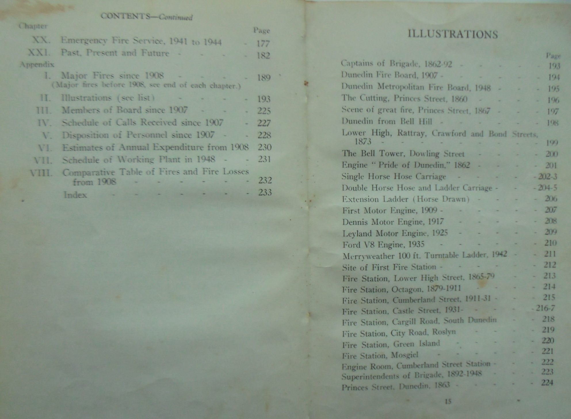 A Century of Fires and Fire Brigades in Dunedin 1848-1948 BY J. S Little.