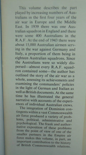 Air War Against Germany & Italy 1939-1943. By John Herington