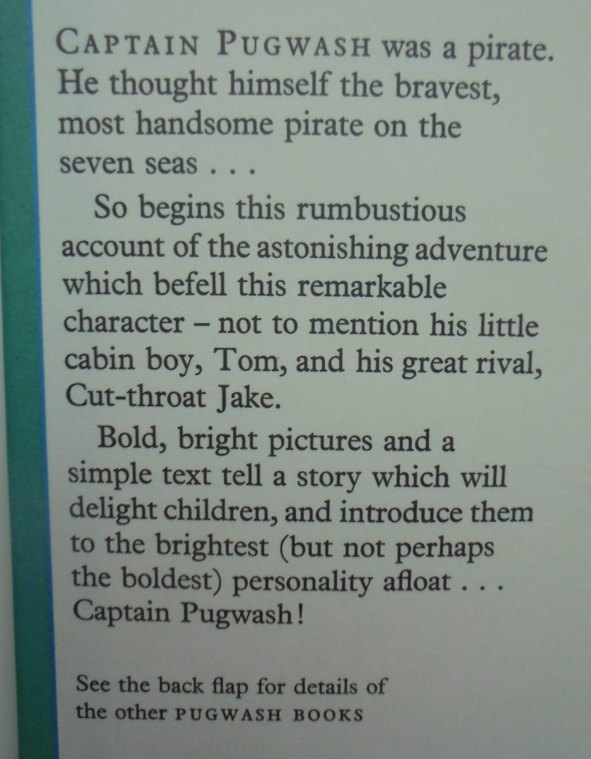 Captain Pugwash A Pirate Story (1966). By John Ryan