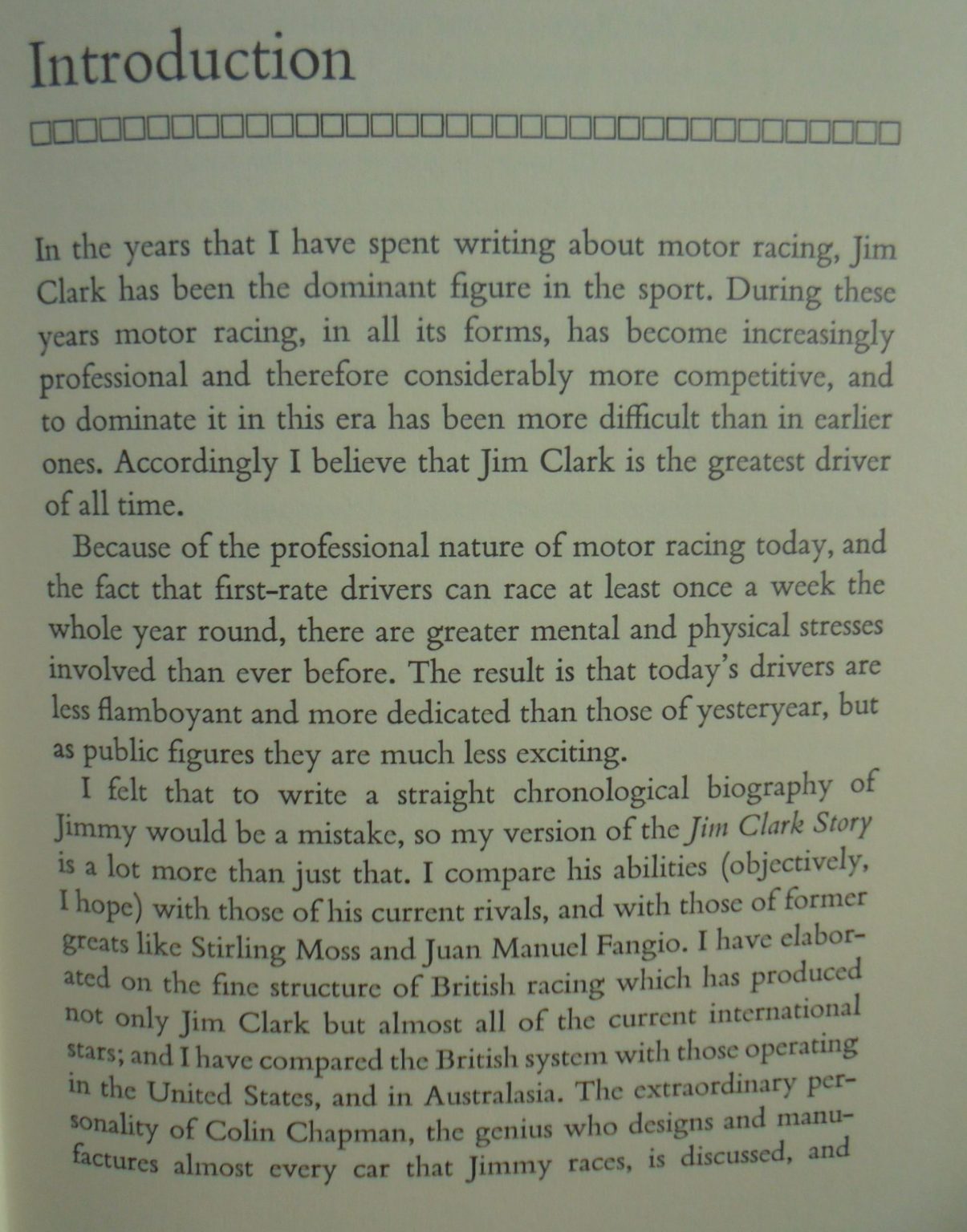 The Jim Clark Story by Bill Gavin. 1967, First Edition, first printing.