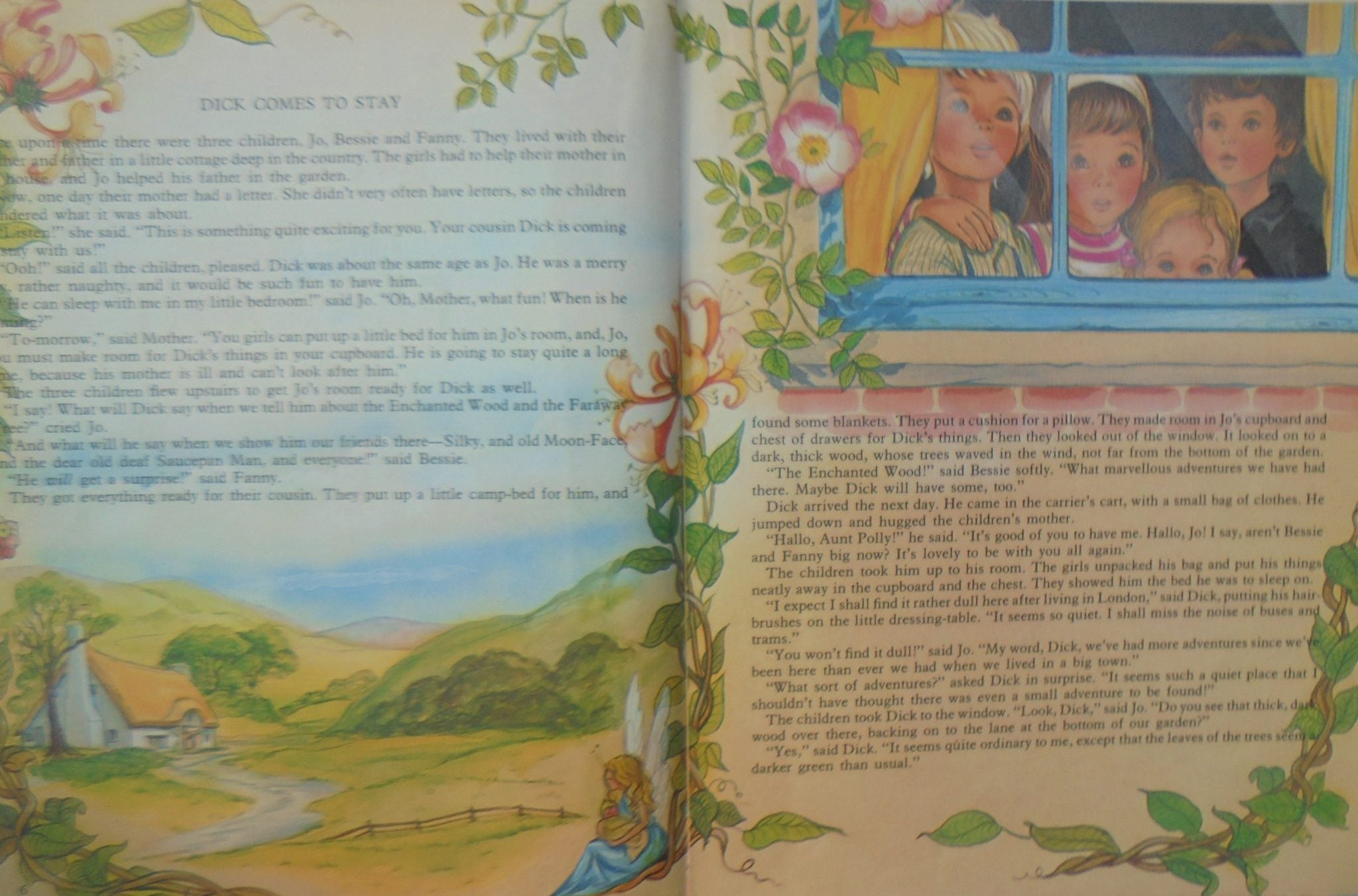 The Magic Faraway Tree. Large Vintage illustrated De Luxe Edition.