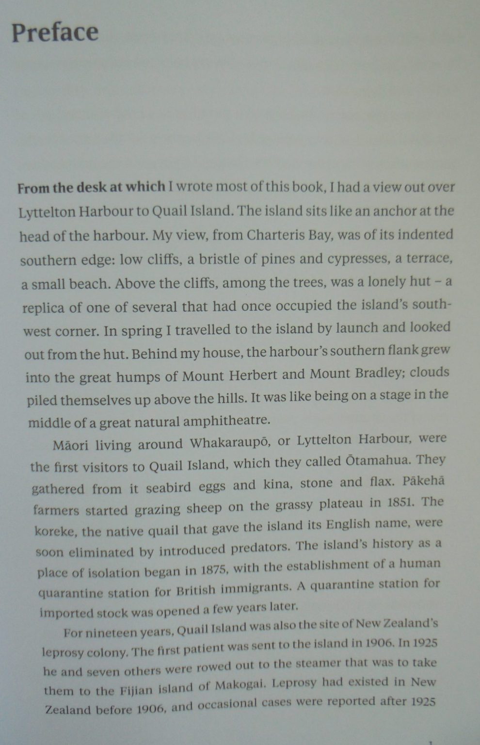 The Dark Island Leprosy in New Zealand and the Quail Island Colony By Benjamin Kingsbury.