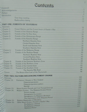 Hawkes Bay Forests of Yesterday a Description and Interpretation By Patrick J. Grant.