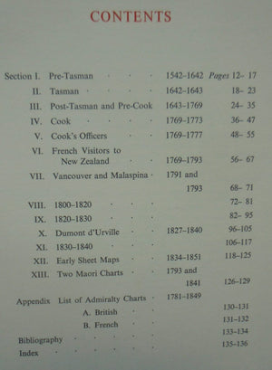 Early Charts of New Zealand 1542-1851. By Peter Bromley Maling