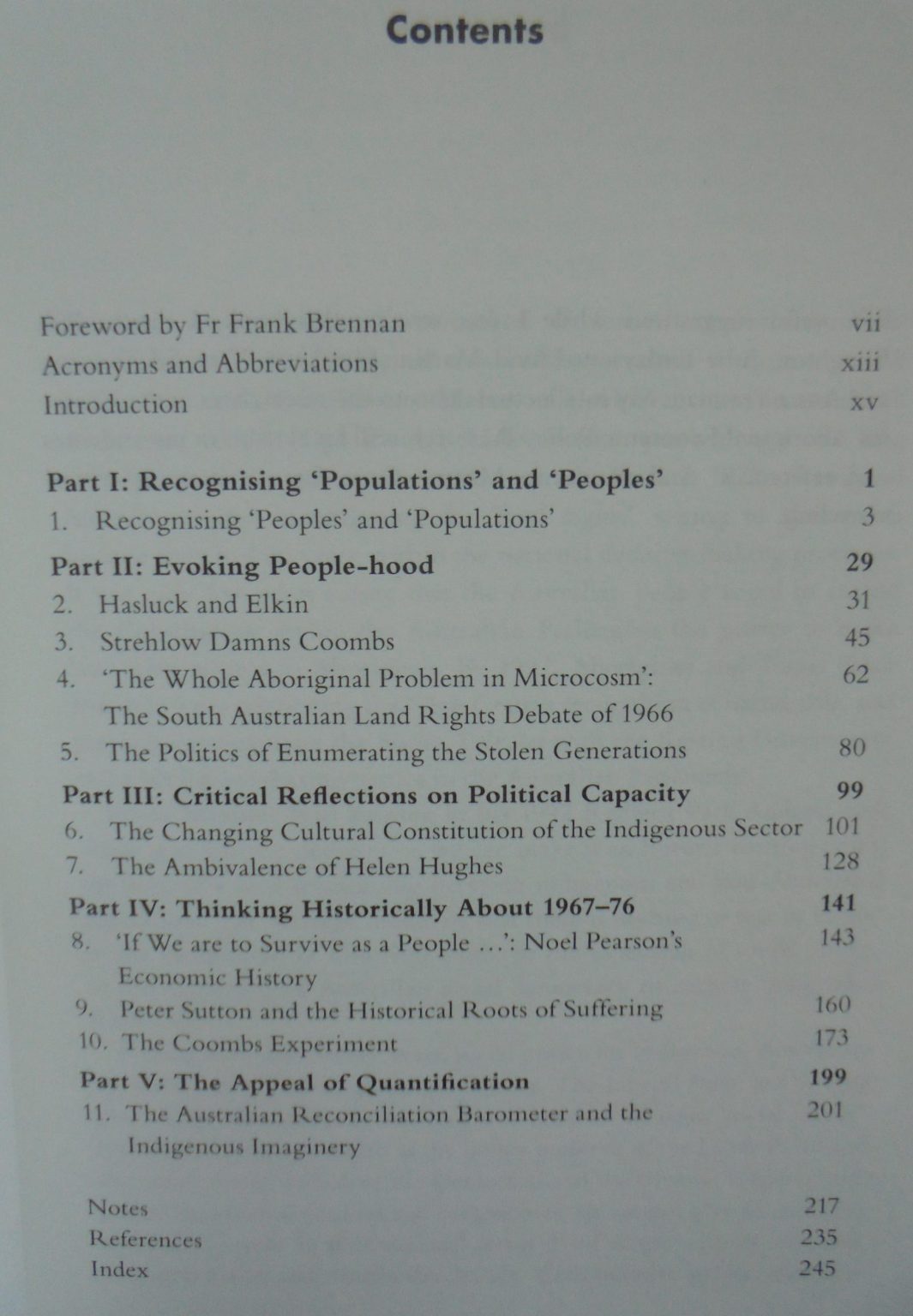 Rethinking Social Justice From Peoples to Populations By Tim Rowse,