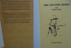 The Country Bloke and Other Verse. Poetry by Blue Jeans- Ross McMillan.