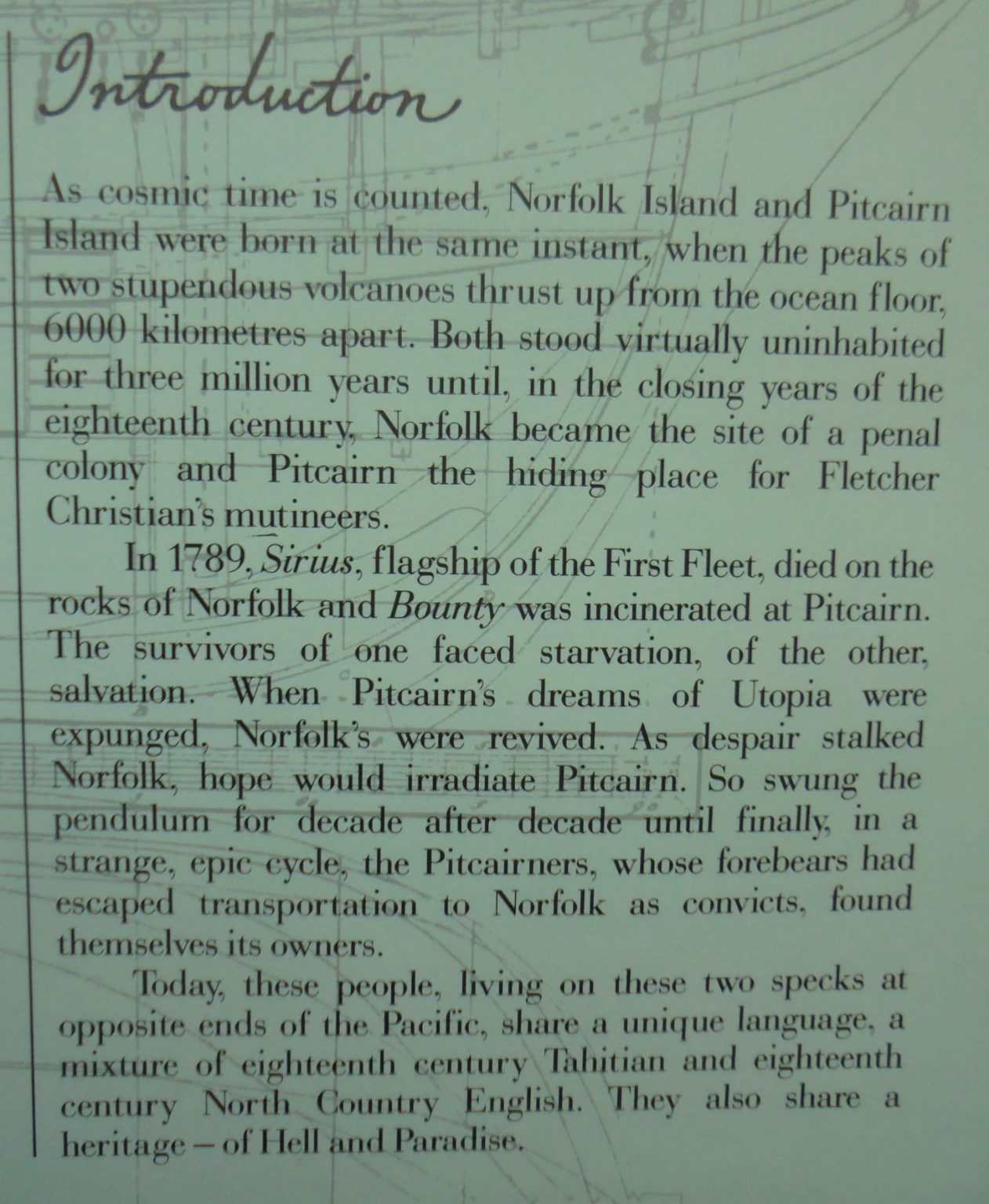 Hell and Paradise- The Norfolk-Bounty_Pitcairn Saga By Peter Clarke. SIGNED BY AUTHOR.