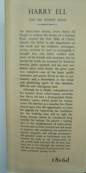 Harry Ell and His Summit Road : a Biography of Henry George Ell by Lenore Oakley. 1960, First Edition. VERY SCARCE.