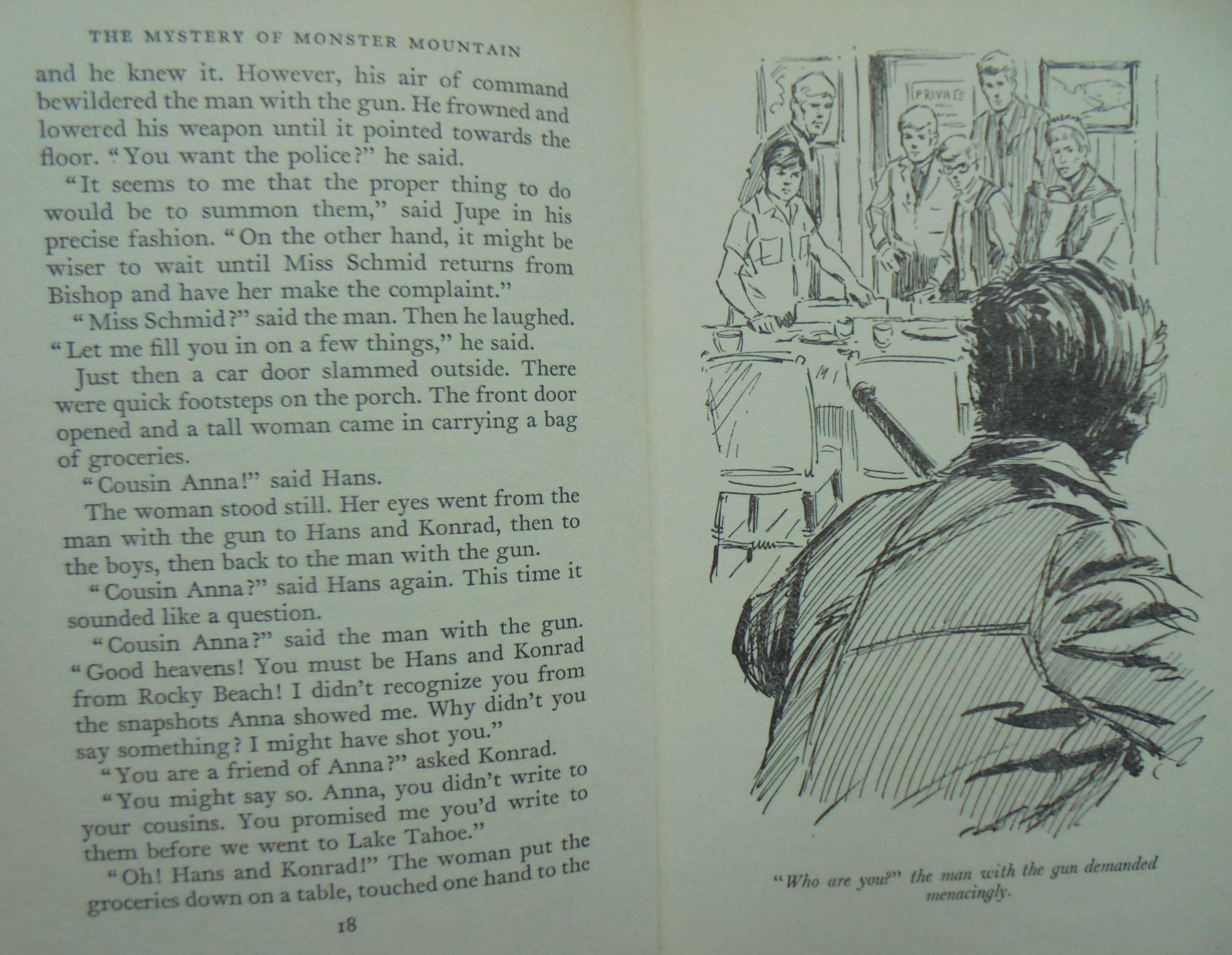 Alfred Hitchcock and the Three Investigators in The Mystery of Monster Mountain. by M. V. Carey.  1974, First Edition. SCARCE