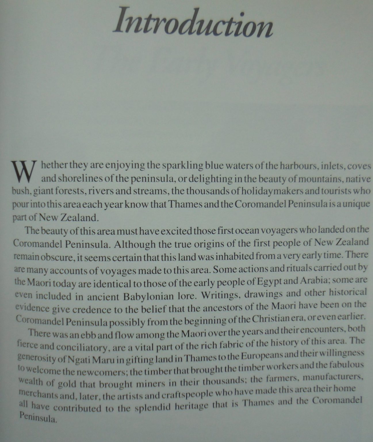 Thames and the Coromandel Peninsula: 2000 years. SIGNED BY BOTH AUTHORS.