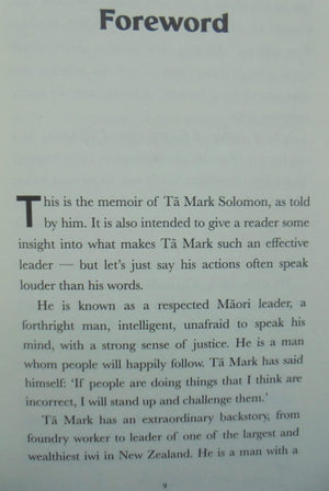 Mana Whakatipu Ngai Tahu leader Mark Solomon on leadership and life By Mark Solomon, Mark Revington.