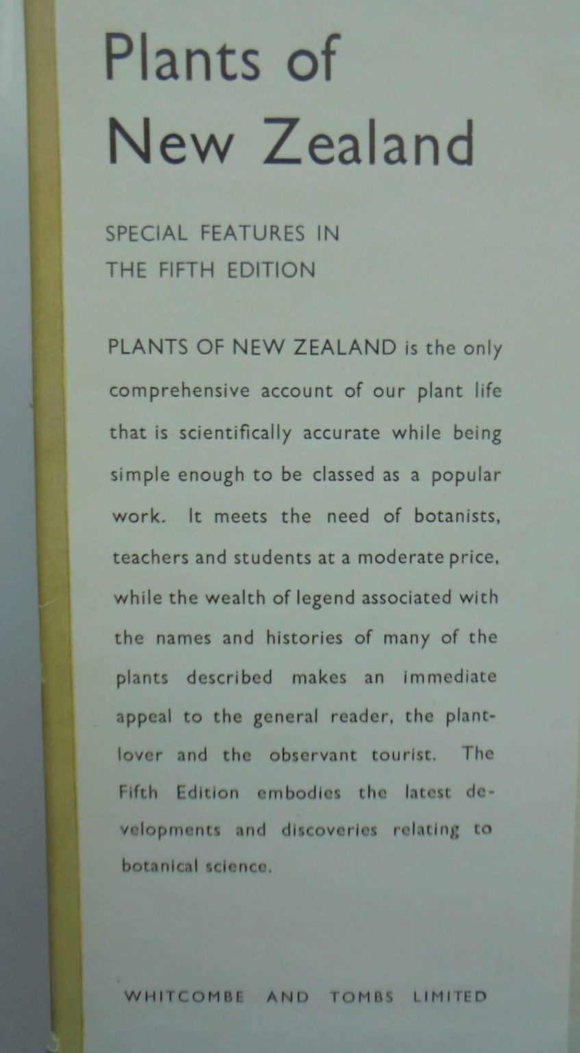 Plants of New Zealand by Laing and Blackwell. 5th edition.