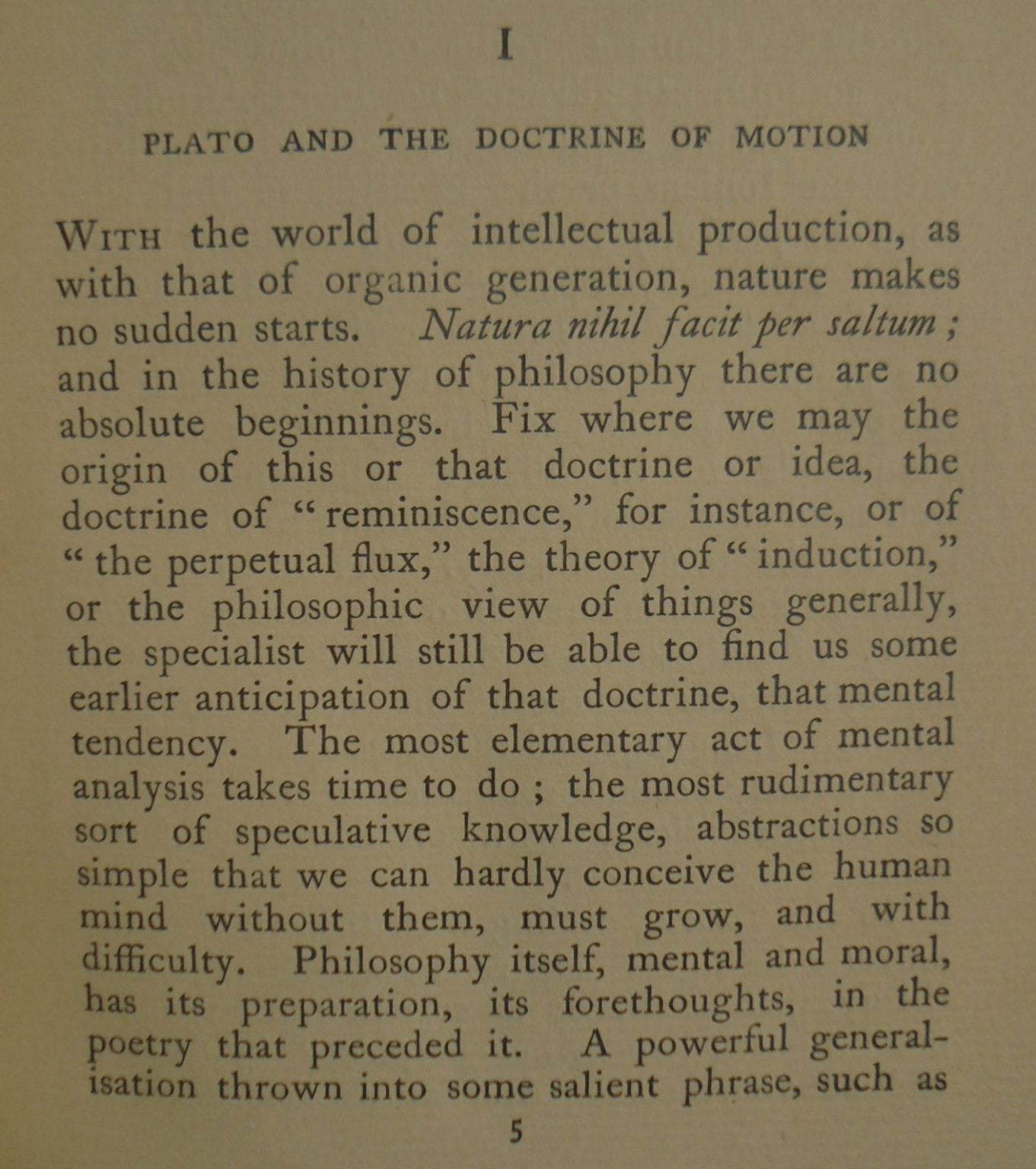 Plato and Platonism: A Series of Lectures by Walter Pater.