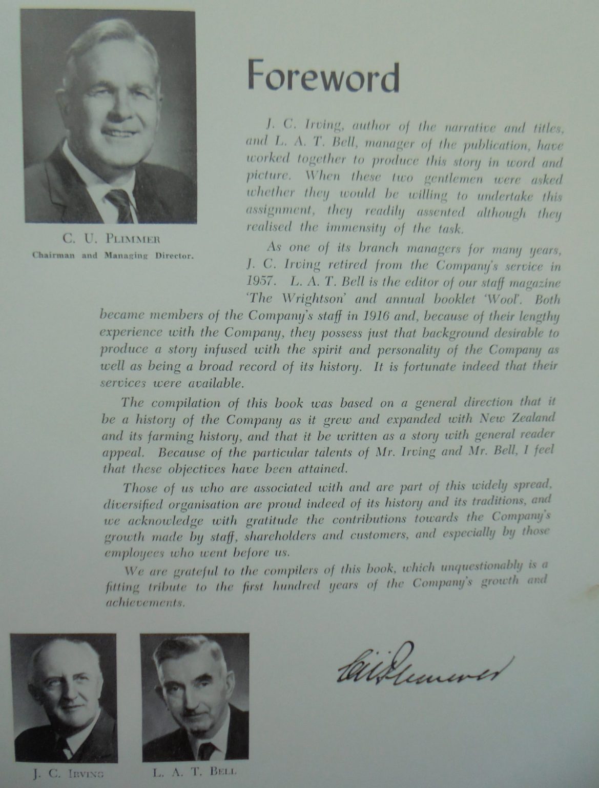 A Century's Challenge. History of Wright Stephenson & Co. 1861-1961. by J.C Irving (former branch manager.)