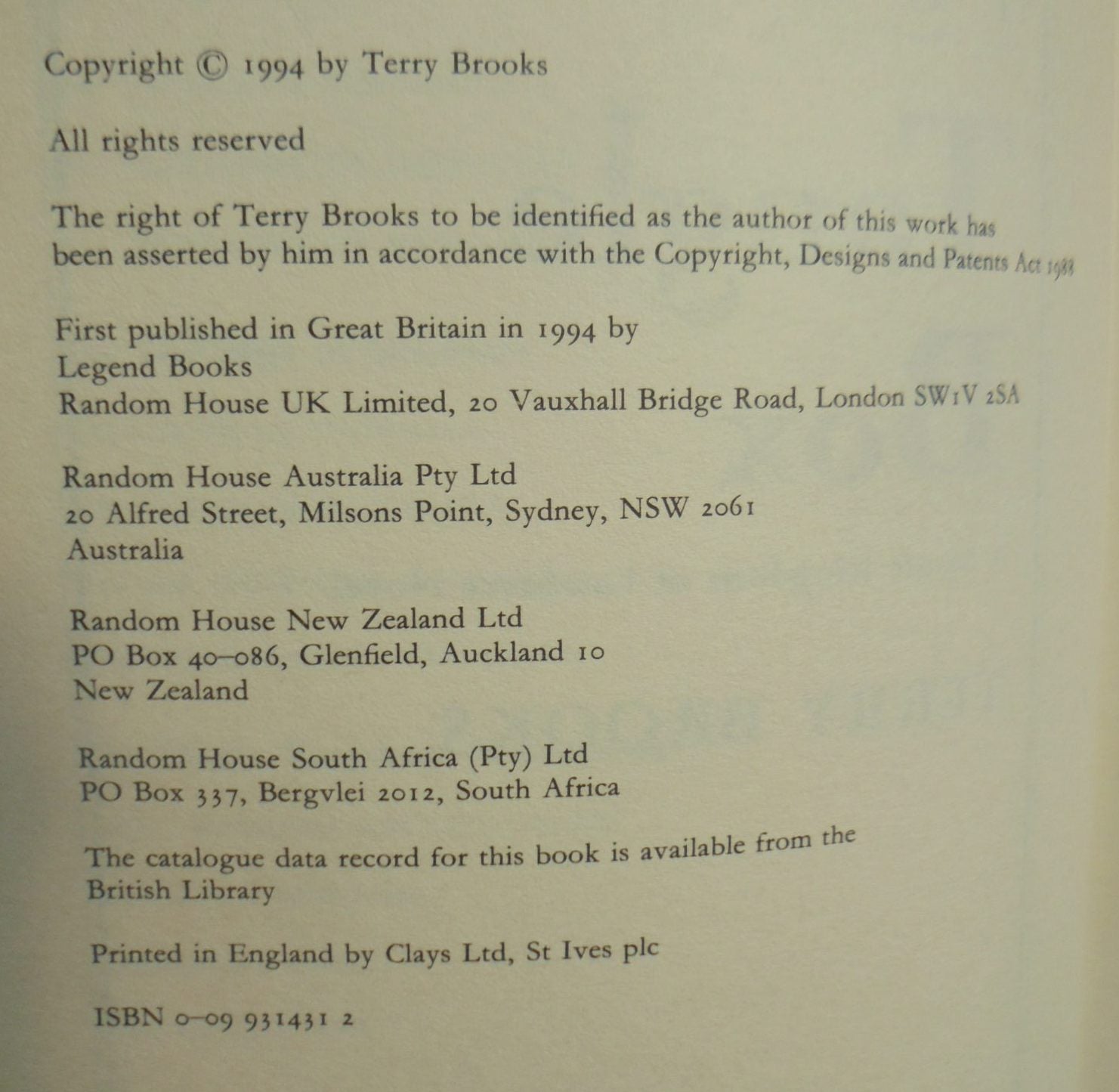 The Tangle Box, First Edition. By Terry Brooks