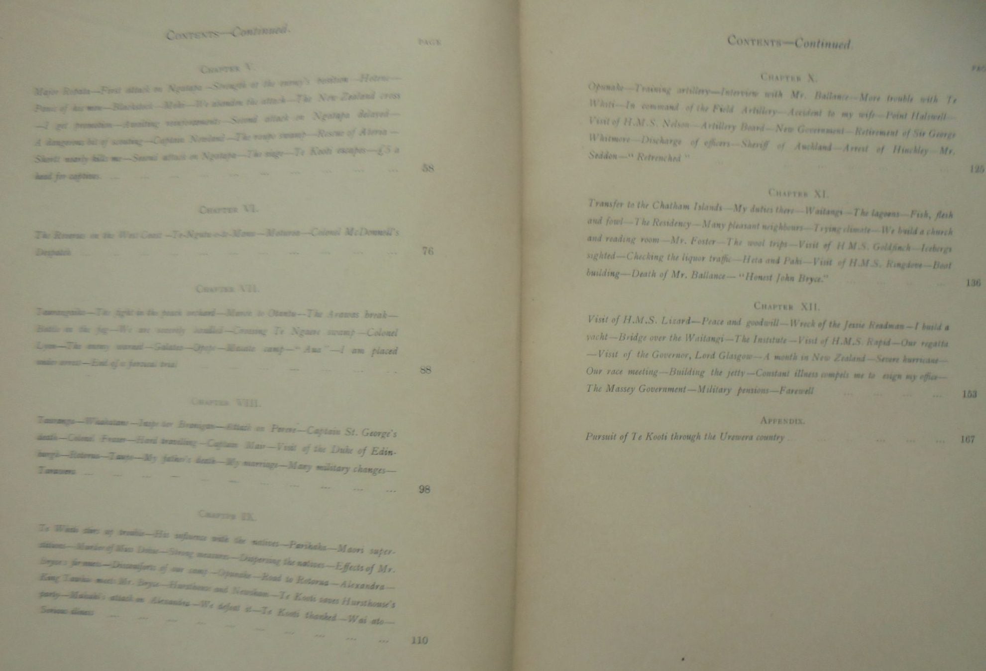 Soldiering In New Zealand Being Reminiscences Of A Veteran by Major F. J. W. Gascoyne.