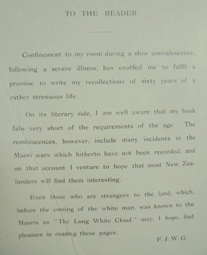 Soldiering In New Zealand Being Reminiscences Of A Veteran by Major F. J. W. Gascoyne.