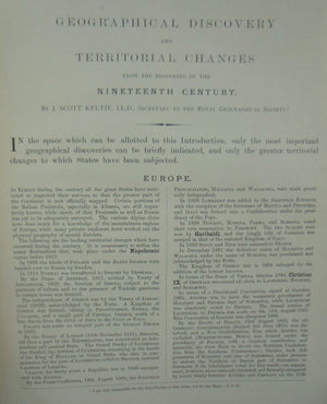 The World Wide Atlas of Modern Geography, Political and Physical, Containing One Hundred and Twenty-Eight Plates and Complete Index.