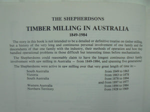 Timber Milling in Australia, 1849-1984 by David Mack.