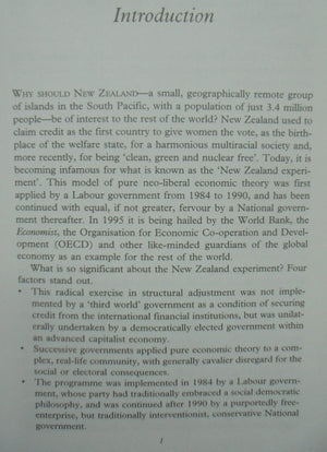 The New Zealand Experiment: A World Model for Structural Adjustment By Jane Kelsey.