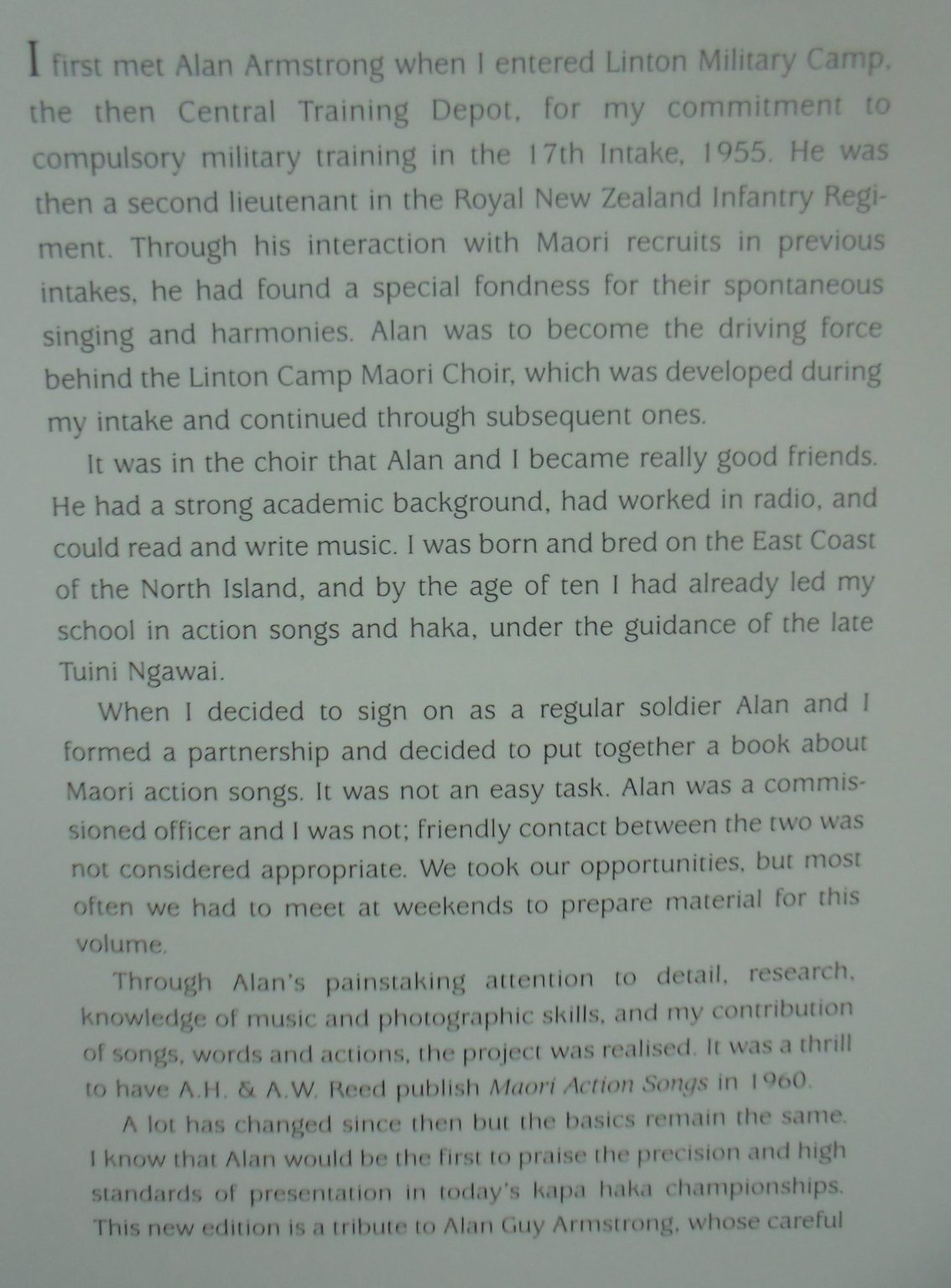 Maori Action Songs Words and Music, Actions and Instructions By Alan Armstrong, Reupena Ngata.