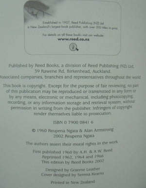 Maori Action Songs Words and Music, Actions and Instructions By Alan Armstrong, Reupena Ngata.