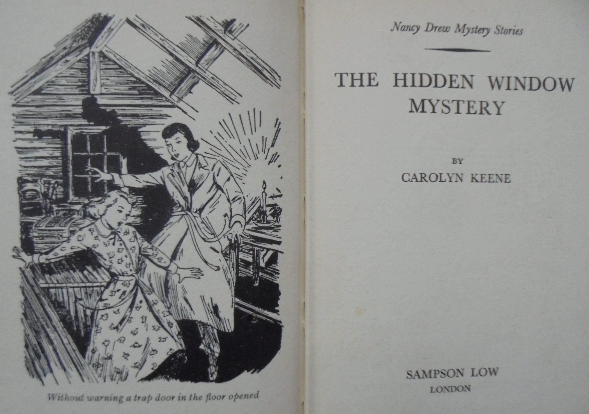 The Hidden Window Mystery by Carolyn Keene. A Nancy Drew mystery.